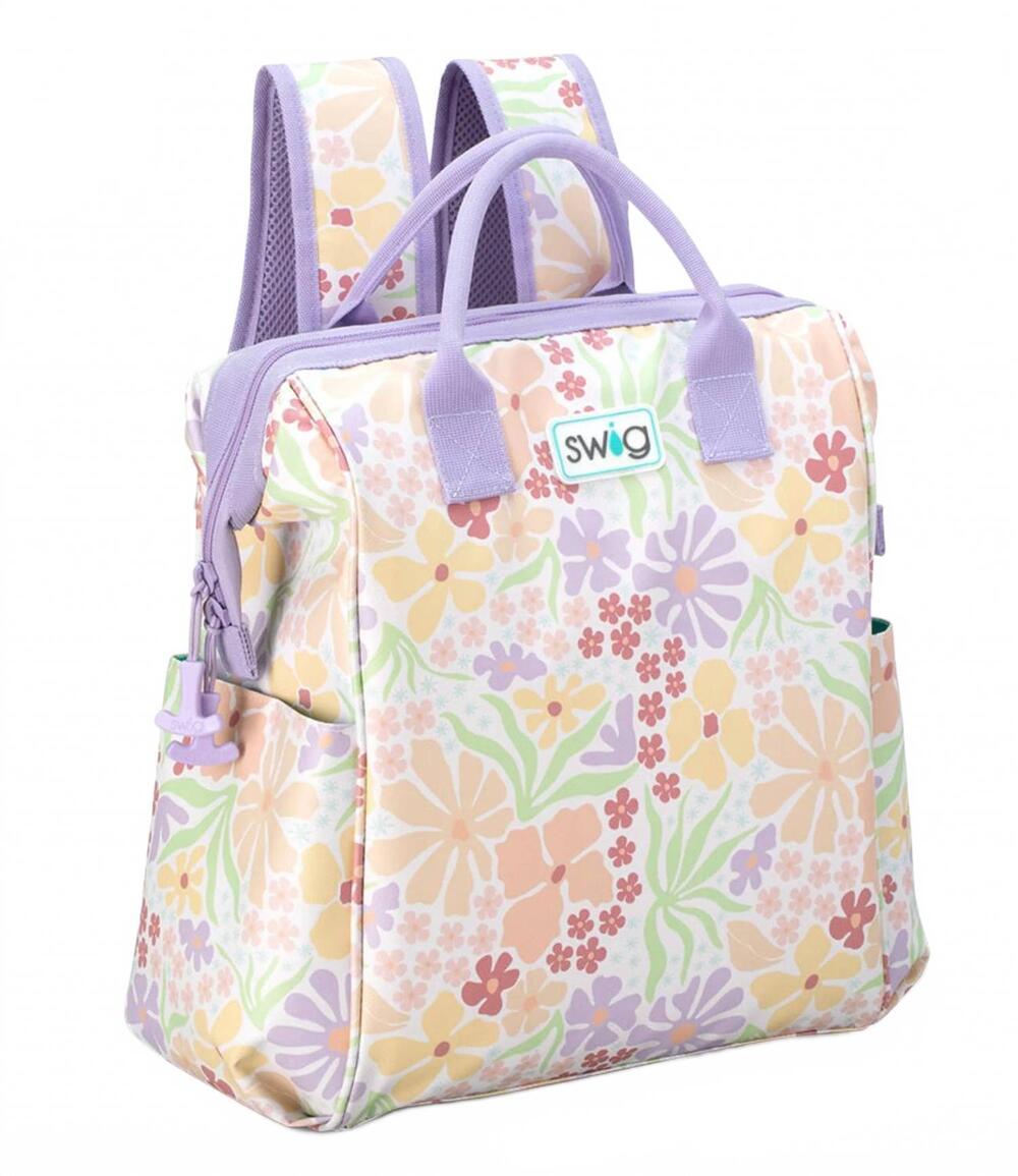NEW SWIG LIFE women's packi backpack cooler in floral